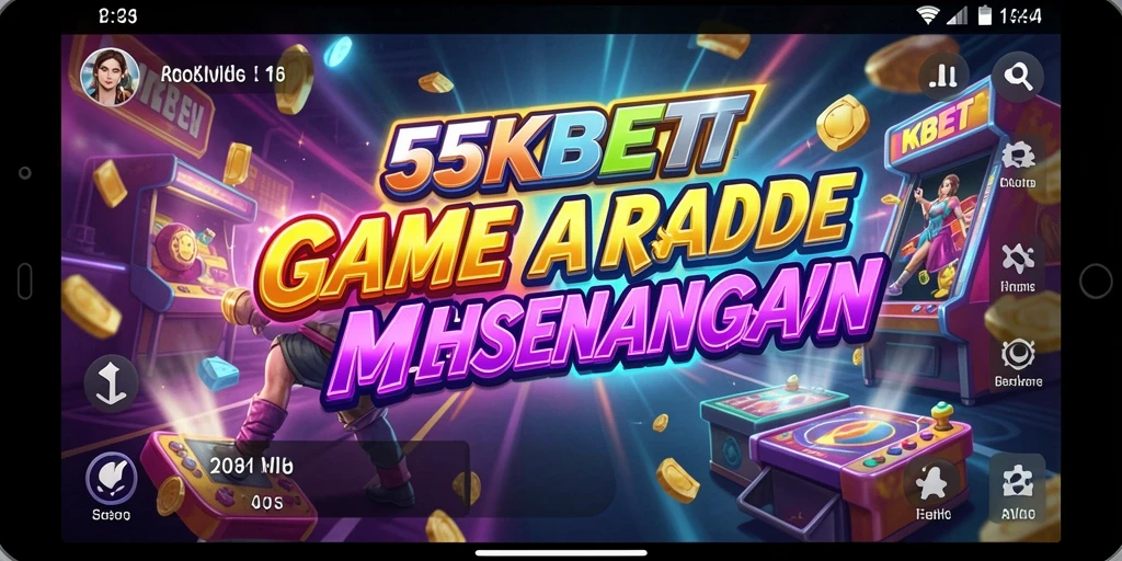 Tangkapan layar gameplay seru dari 55KBET dengan tantangan Arcade yang menarik.