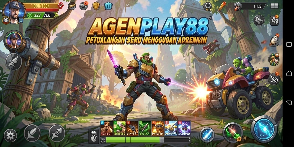 Tangkapan layar gameplay AGENPLAY88 menampilkan suasana petualangan yang mendebarkan.