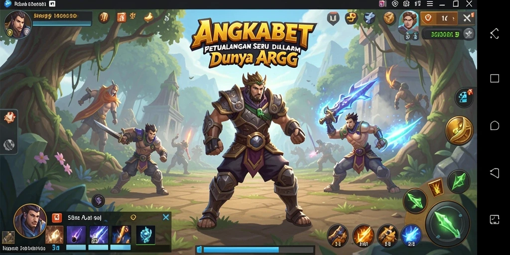 Tampilan menakjubkan dari gameplay ARPG di ANGKABET.
