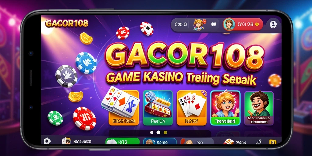 Screenshot GACOR108 menampilkan gameplay Kasino yang menarik dan seru.