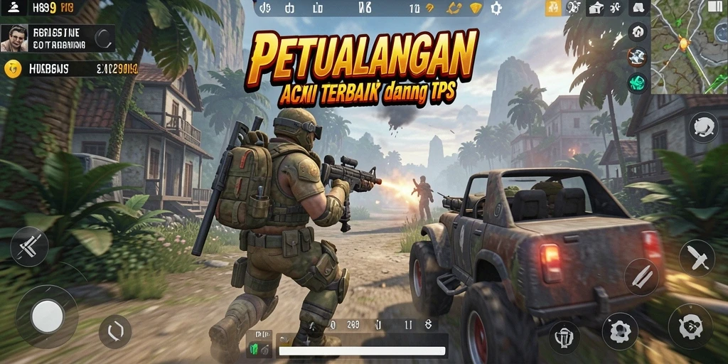 Screenshot utama H89 menampilkan gameplay TPS yang dinamis dan seru.