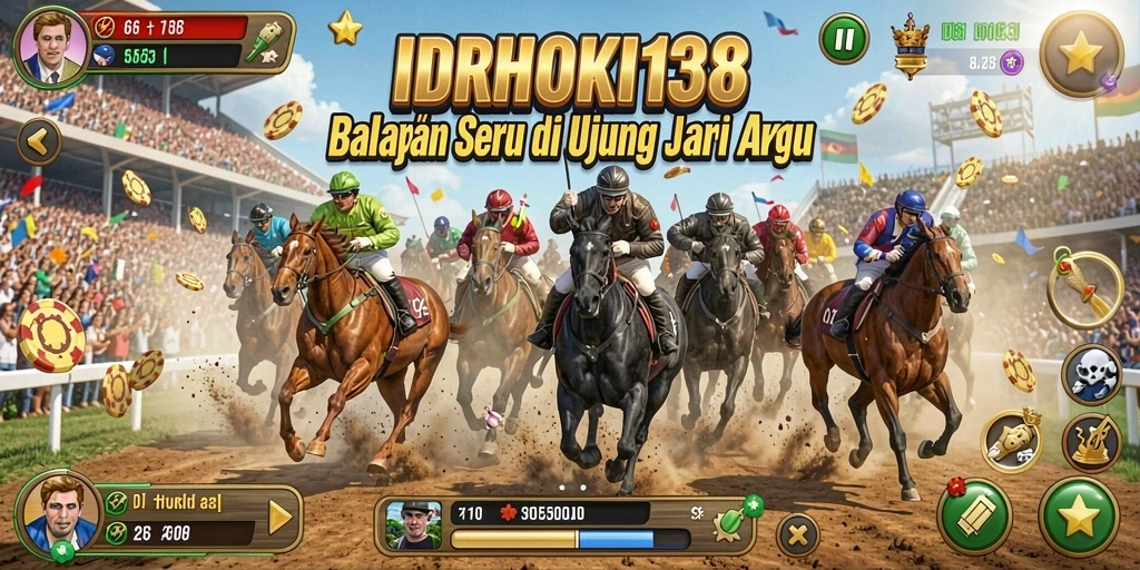 Gameplay mendebarkan di lintasan balap dengan mobil cepat.