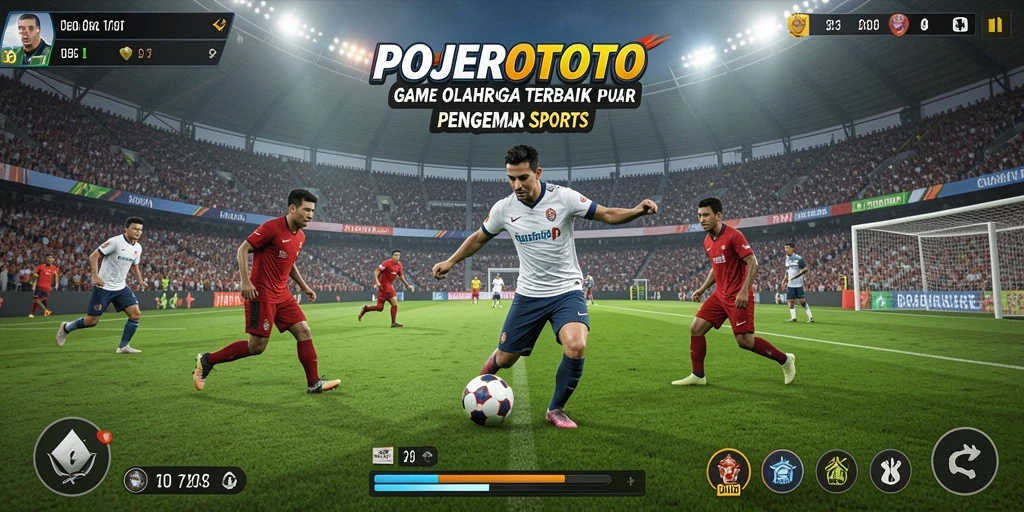 Screenshot gameplay POJEROTOTO dengan aksi olahraga yang seru.
