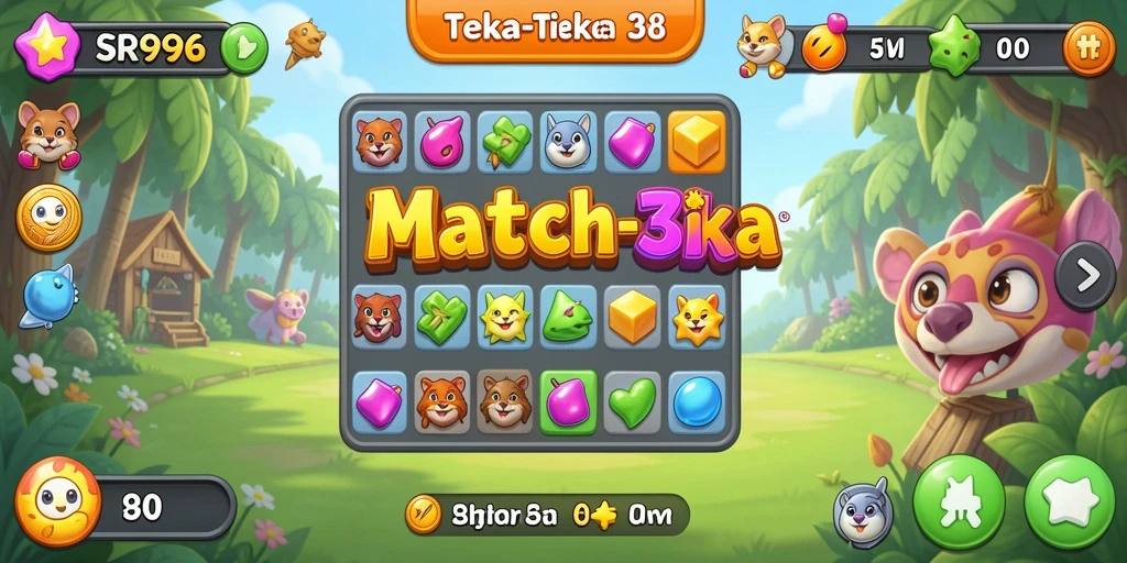 Tangkapan layar dari gameplay SR996 yang menyenangkan dan menantang.